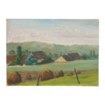 French Vintage Landscape Painting