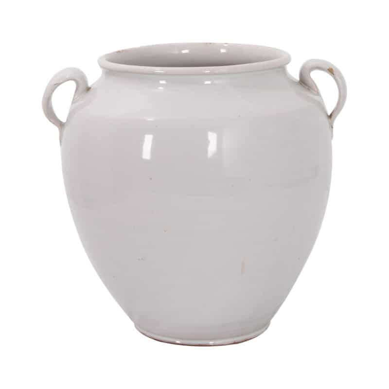 French Vintage White Pot