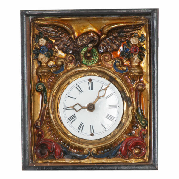 Framed French 19th Century Clock