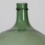 French 19th century Green Glass Wine Keg