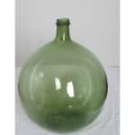 French 19th Century Green Glass Wine Keg