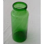 French Green Glass Storage Jar