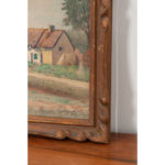 Framed French Vintage Painting