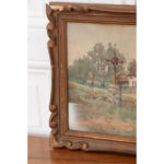 Framed French Vintage Painting