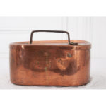 French Vintage Copper Pot with Lid