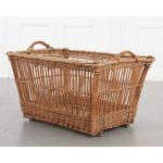 Large French Wicker Basket