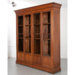 French 19th Century Solid Oak Bibliotheque