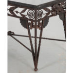 French Art Deco Iron Coffee Table