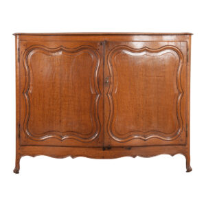 French 19th Century French Oak Bow Front Buffet
