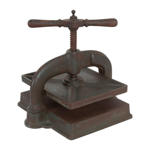 French 19th Century Iron Bookbinding Press