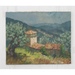 French Vintage Landscape Painting