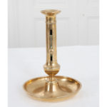 French 19th Century Brass Candle Holder