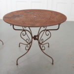 French Metal Garden Table & Chairs