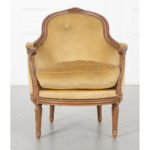 French Early 20th Century Louis XVI-Style Painted Bergere