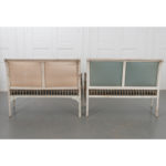 Pair of French Early 20th Century Painted Directoire-Style Banquettes
