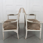 Pair of French Early 20th Century Painted Directoire-Style Banquettes