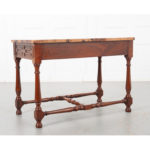 English Rosewood & Marble Center Table
