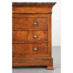 French 19th Century Burl Walnut Louis Philippe Commode