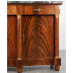 French Flame Mahogany Empire-Style Enfilade