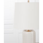White Ceramic Glaze Lamp