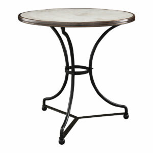 Reproduction French Iron and Marble Bistro Table