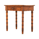 French 19th Century Pine Faux Bamboo Table