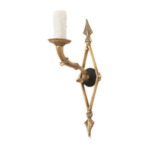 French 19th Century Brass Empire Sconce