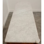 French 19th Century Mahogany Louis XVI Style Marble Top Enfilade
