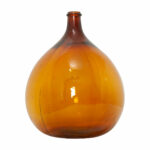French Amber Glass Wine Keg