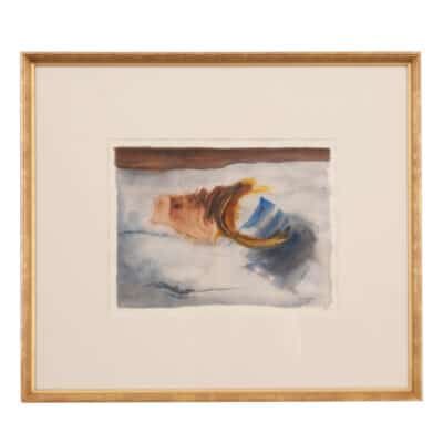 French Framed Abstract Watercolor