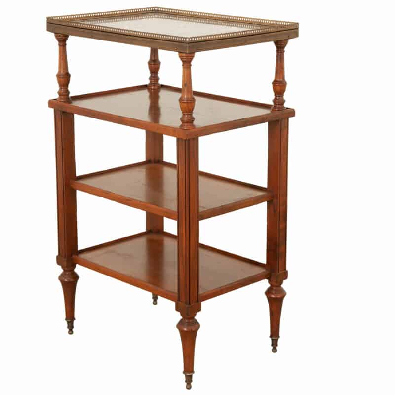 French 19th Century Fruitwood Etagere