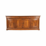 French 19th Century Solid Walnut Enfilade