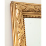 French 19th Century Carved Gold Gilt Mirror