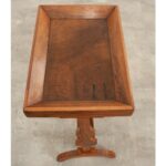 French 19th Century Solid Walnut Side Table