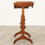 French 19th Century Solid Walnut Side Table