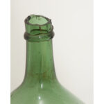 French Green Glass Wine Keg