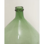 French Green Glass Wine Keg