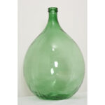 French 19th Century Green Glass Wine Keg