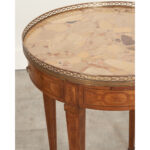 French 19th Century Gueridon Inlaid Game Table