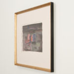 French Framed Abstract Watercolor