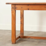 French 19th Century Pine Drapery Table
