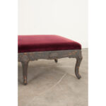 French 19th Century Large Upholstered Bench
