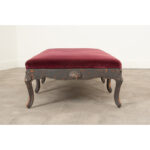 French 19th Century Large Upholstered Bench