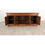 French 19th Century Solid Walnut Enfilade