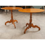 Pair of Dutch Satinwood Oval Tables