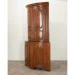 French Solid Oak Corner Buffet a deux Corps