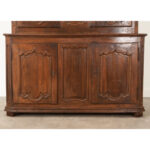 French Early 19th Century Solid Oak Buffet a’ Deux Corps