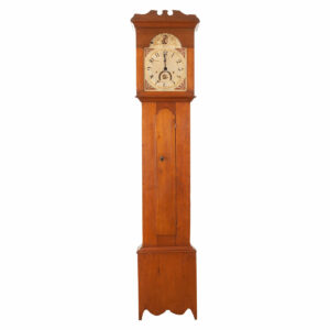 French Pine Case Clock with Quartz Movement