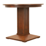French Art Deco Oak Table