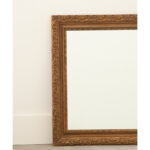 French Antique Mirror Frame with New Glass